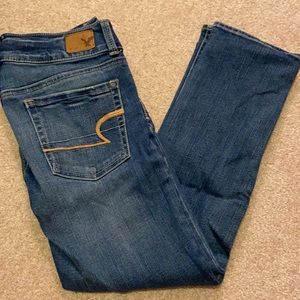 American Eagle Artist crop jeans